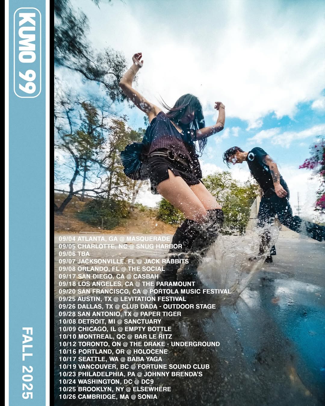 Kumo 99 Tour Poster 2025